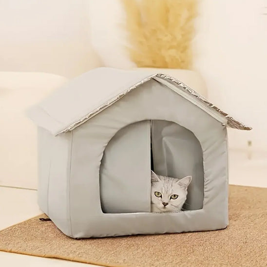 chat panier gris optimal pamoucats