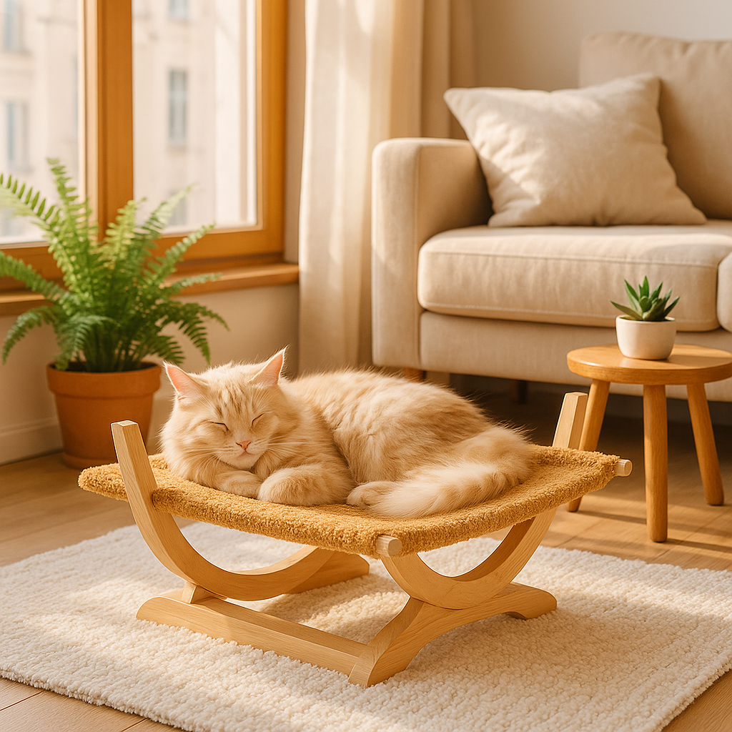 hamac chat douillet hachoucats