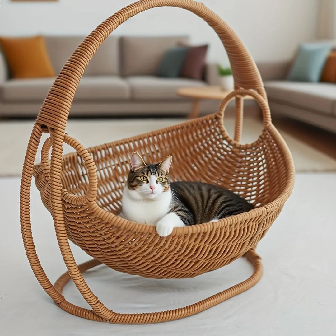 hamac pour chat beige hosiercats