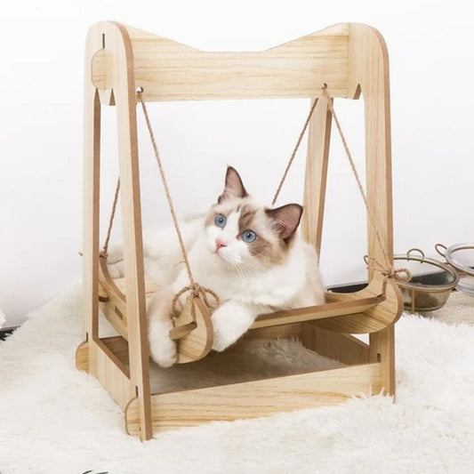 hamac pour chat beige halancats