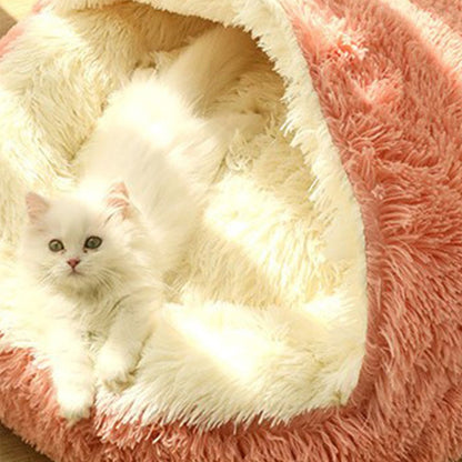 panier chat rose doux moelleux