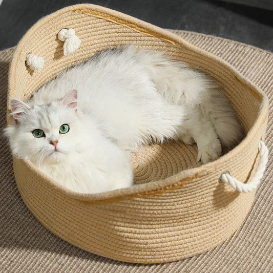 panier osier chat confort paniolcats