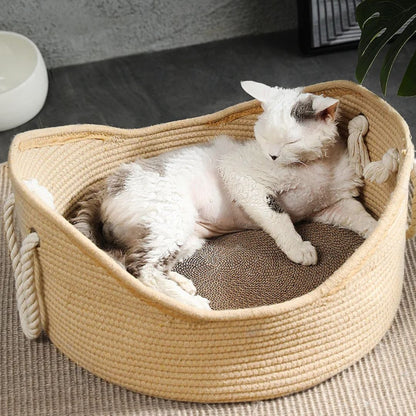 panier osier chat moelleux paniolcats